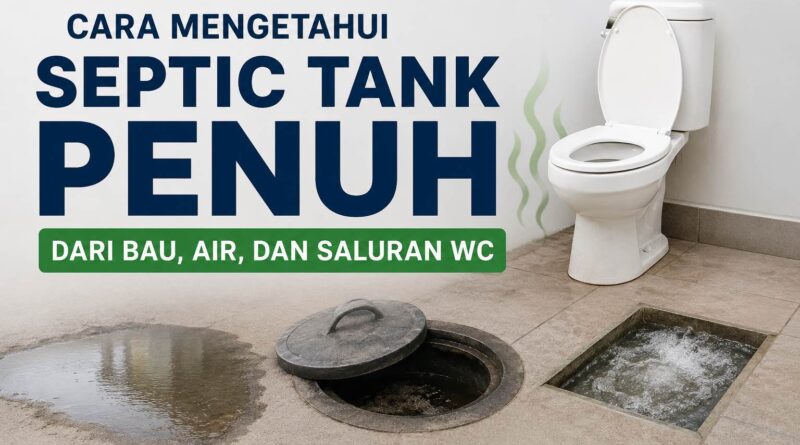 Cara mengetahui septic tank penuh