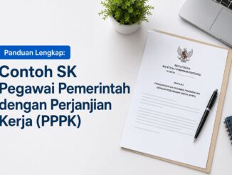 contoh sk pegawai pemerintah dengan perjanjian kerja pppk