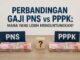 gaji pegawai pemerintah dengan perjanjian kerja