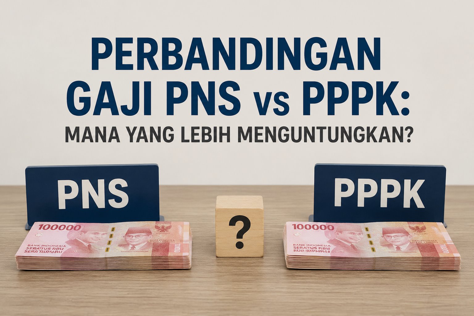 gaji pegawai pemerintah dengan perjanjian kerja